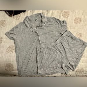 Nordstrom Grey/Pink Pajama Set- Medium